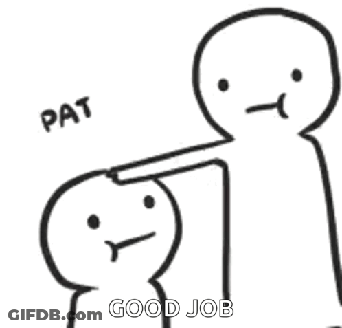 Black And White Man Pointing At Another Man's Head GIF