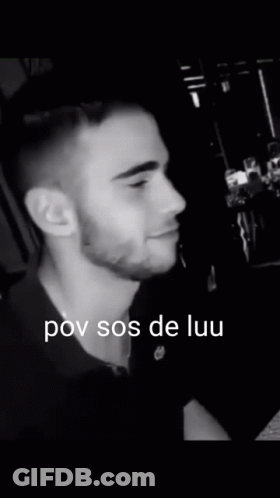 Black And White Man Pov Sos De Luu GIF