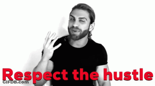 Black And White Man Respect The Hustle GIF