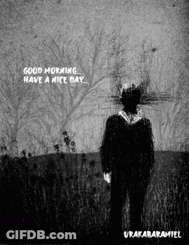 Black And White Man Saying Good Morning Have A Nice Day GIF
