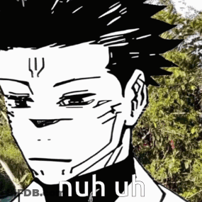 Black And White Man Saying Nuh Uh GIF