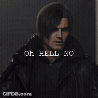 Black And White Man Saying Oh Hell No GIF