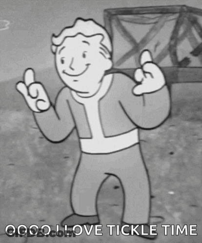 Black And White Man Saying Oooo I Love Tickle Time GIF