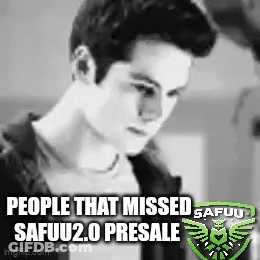 Black And White Man Saying People That Missed Safuu2.0 Presale GIF