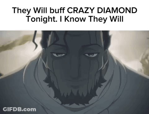 Black And White Man Saying They Will Buff Crazy Diamond Tonight I Know They Will GIF