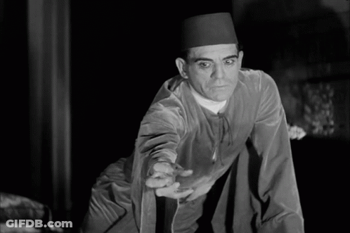 Black And White Man Wearing Fez GIF