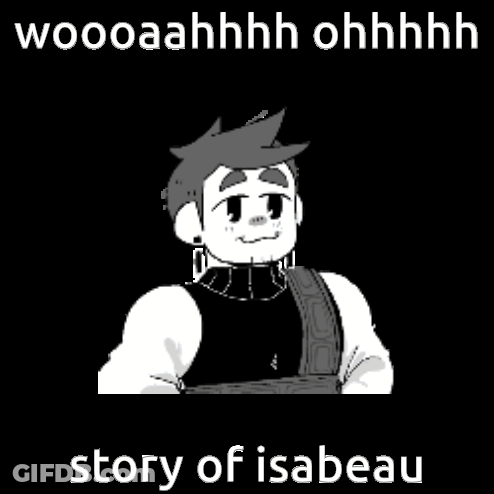 Black And White Man With Backpack GIF
