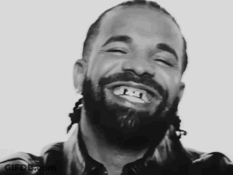 Black And White Man With Beard And Dreadlocks Smiling GIF
