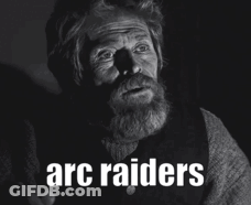 Black And White Man With Beard And Scary Face Paint GIF