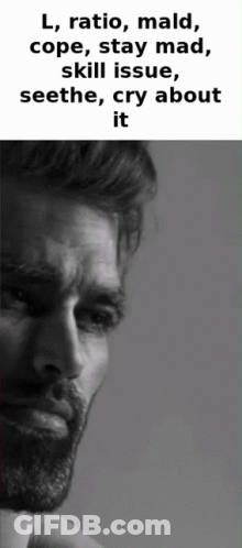 Black And White Man With Beard GIF