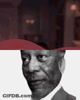 Black And White Man With Beard Making Funny Face GIF