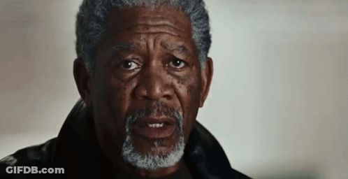 Black And White Man With Beard Making Funny Face GIF