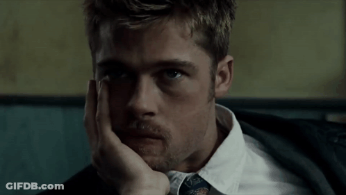 Black And White Man With Collar GIF