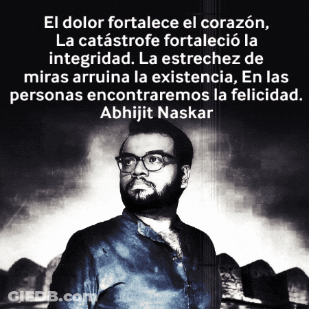 Black And White Man With Glasses Abhijit Naskar Quote GIF