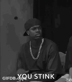 Black And White Man With Hat And Necklace GIF