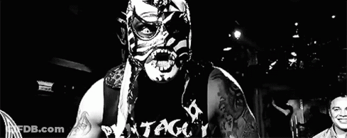 Black And White Man With Mask GIF