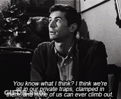 Black And White Man With Quote GIF