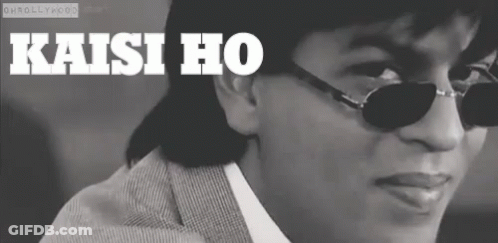 Black And White Man With Sunglasses Kaisi Ho GIF