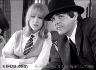 Black And White Man Woman Robbie Boyd Lambumccartney GIF