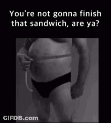 Black And White Man You're Not Gonna Finish That Sandwich GIF