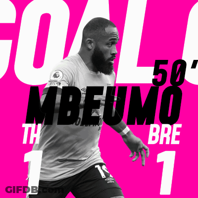 Black And White Mbeumo Soccer Player Photo GIF