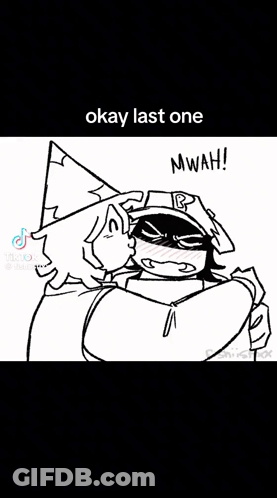 Black And White Men Kissing Okay Last One GIF