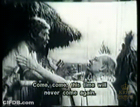 Black And White Men Talking Como Como This Time Will Never Como Again GIF