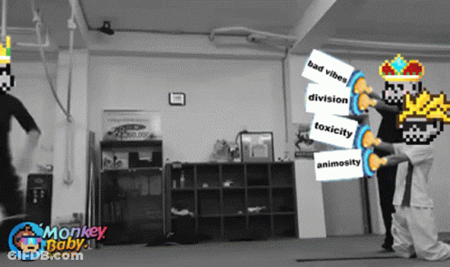 Black And White Monkey Baby Logo GIF