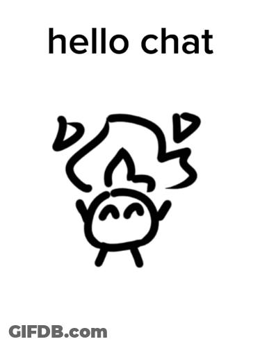 Black And White Monkey Saying Hello Chat GIF