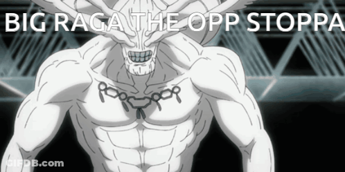 Black And White Monster Big Raga The Opp Stoppa GIF