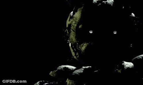 Black And White Monster With Glowing Eyes Nightmare Before Christmas GIF