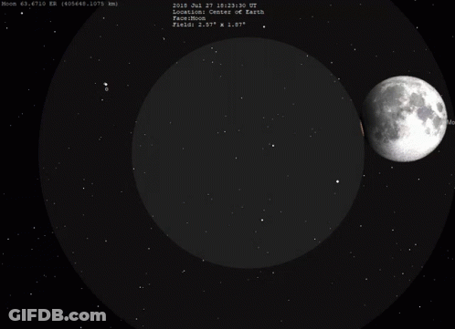 Black And White Moon July 27 GIF