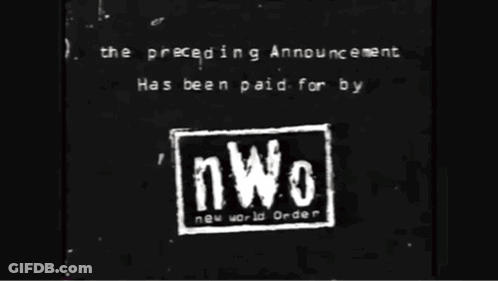 Black And White NWO New World Order GIF