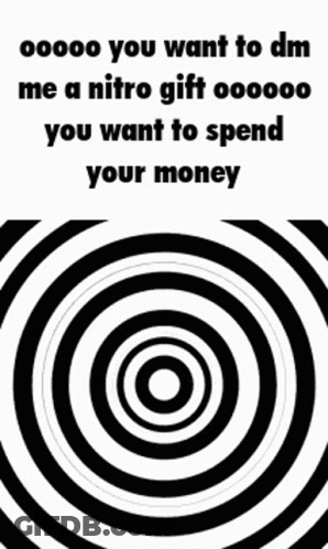 Black And White Optical Illusion You Want To Spend Your Money GIF