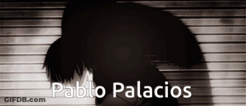 Black And White Pablo Palacios With Shadow GIF