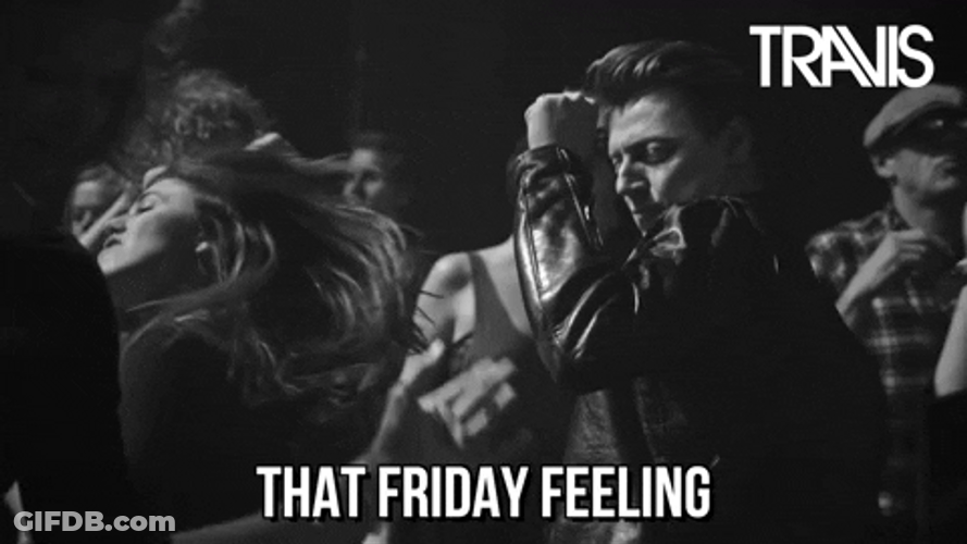 Black And White People Dancing Friday GIF