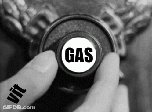 Black And White Person Adjusting Gas Knob GIF
