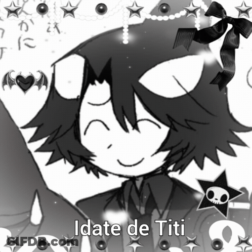 Black And White Person Idate De Titi GIF