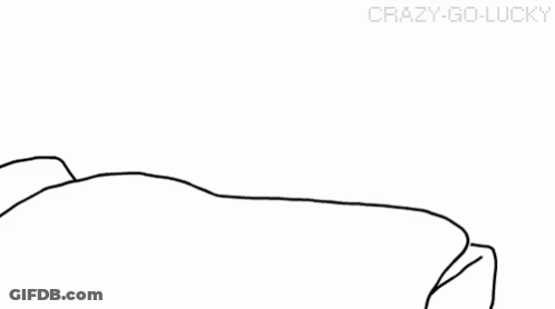 Black And White Person Laying On Bed Crazy Go Lucky GIF