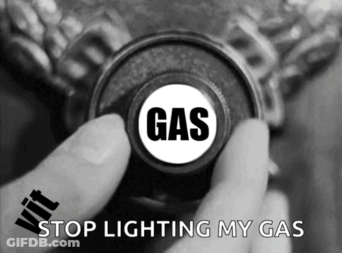Black And White Person Pressing Gas Button GIF