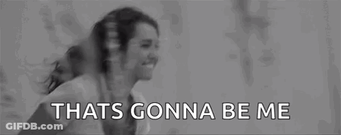 Black And White Person Saying Thats Gonna Be Me GIF