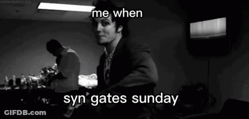 Black And White Person Syn Gates Sunday GIF