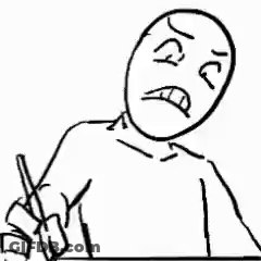 Black And White Person With Big Eyes And Star GIF