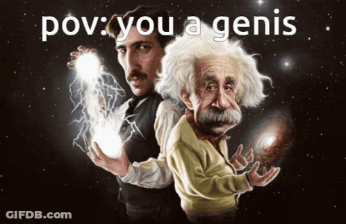 Black And White Photo Albert Einstein Gifgari.com GIF
