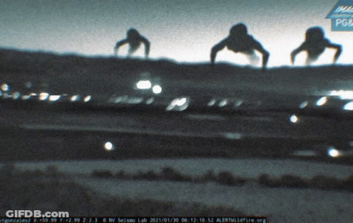 Black And White Photo By Seismo Lab January 30 2021 GIF