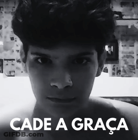 Black And White Photo Cade A Graça GIF