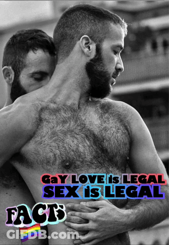 Black And White Photo Gay Love Is Legal Sex Is Legal Facts GIF