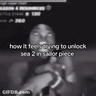 Black And White Photo How It Feels Trying To Unlock Sea 2 In Sailor Piece GIF