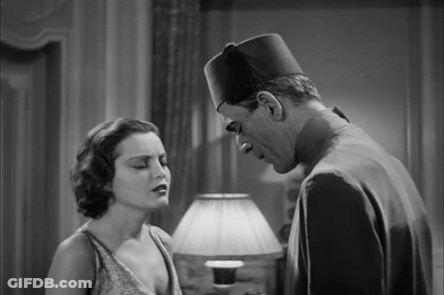 Black And White Photo Man And Woman GIF