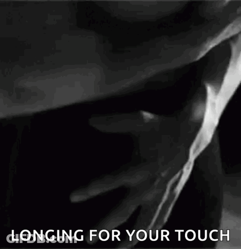 Black And White Photo Man Touching Woman's Chest GIF